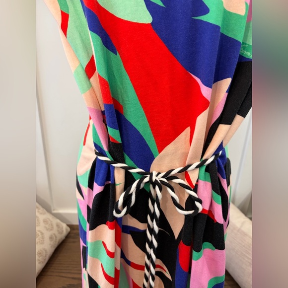 FARM Rio Colorful Monstera T-Shirt Dress Size XL - Picture 6 of 8